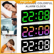 Digital Alarm Clock Large LED Display Alarm Clock 5 Level Brightness Dimmable Digital Clock with USB