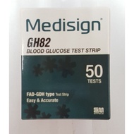 Medisign GH82 blood glucose test strip 50pcs