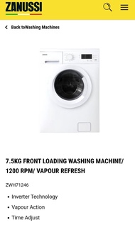 Zanussi 金章 前置式洗衣機  ZWH71246