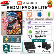 Xiaomi Redmi Pad SE Lite 11 inch 16GB RAM 512GB ROM Snapdragon 680 Android 13 Large Capacity 8000mAh