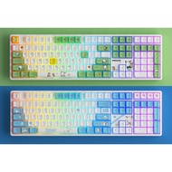 Akko Pochacco 5108B Plus Keyboard | Multi-modes (Bluetooth 5.0, 2.4Ghz and Type-C); PBT dye-sublimat