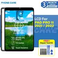 Lcd Compatible For PAD PRO 11 2021 A2377 A2301 A2459 A2460 / PAD PRO 11 2022 A2759 A2345 A2761 A2762