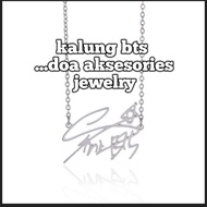 Bts neclace necklace