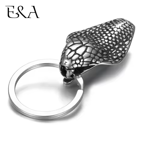 Stainless Steel Animal Vintage Key Chain for Jewelry Making Accessories Men Lobster Clasps Findings 