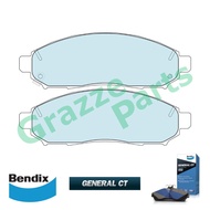 Bendix General CT Brake Pad Front DB1835 - Nissan Navara D40 Frontier D4D Serena C26