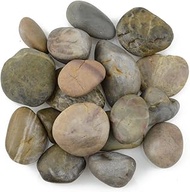 CNZ Decorative Ornamental River Pebbles Rocks for Fresh Water Fish Animal Plant Aquariums, Landscapi