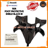 100% ORIGINAL SM SPORT 110R 110 R FOOT PROTECTIVE SHIELD,BLACK B1 65402H39B100 COVER TENGAH MAIN PIP