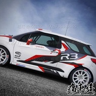 Car stickers For Citroen DS3 R3 body appearance decoration stickers DS3 R3 racing modified filmauto 
