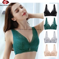 B-E Big Cup Ultra-thin 0.2CM Breathable Large Size Underwear Ladies Lace Bra Gathering Lightweight non-wire Bra  B-E大罩杯超薄0.2CM透气大码内衣 女士蕾丝文胸聚拢无钢圈轻薄胸罩