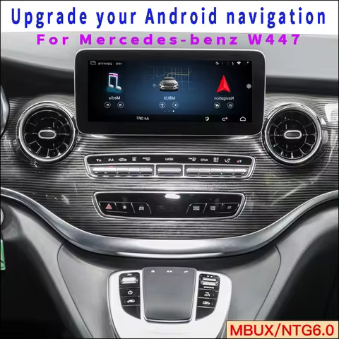 Wireless CarPlay Android Auto for Mercedes MBUX NTG6 V-Class Viano EQV W447 - Stream Netflix Spotify
