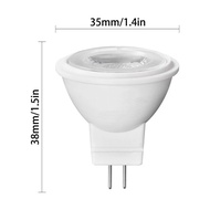 OIMG Dimmable LED Bulb 3W MR11 AC/DC12V-24 110V 220V Warm/White/Neutral Light Energy-saving Spotligh