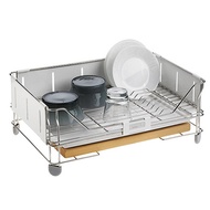 Shine dish cup drying rack/ dish drainer/ tray/ kitchen storage / Dish Drying Rack with Drain