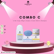 COMBO C(1x Bar Soap 100gm,1x Sulphur Cream 50ml,1x Shampoo 250ml