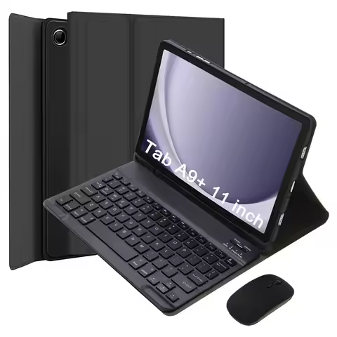 For Samsung Galaxy Tab A9 Plus 11 inch Case, Keyboard Case for Samsung Galaxy Tab A9+ 11 inch SM-X21