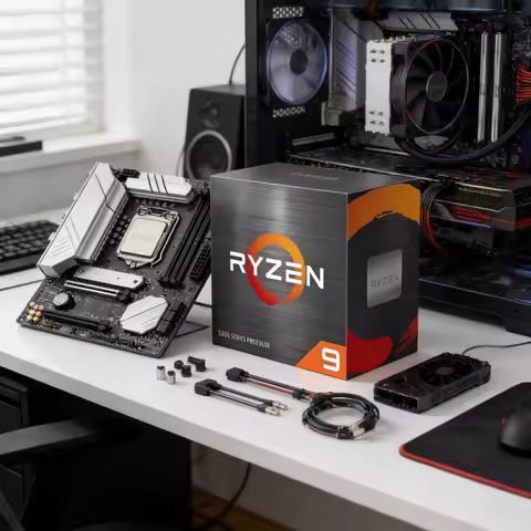 AMD Ryzen 9 5950X 16 Core 32 Threads Unlocked Desktop Processor CPU for Gaming