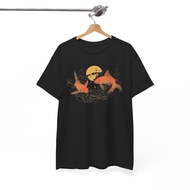 Retro Japanese Koi Fish Celestial T-Shirt | Koi Fish Shirt