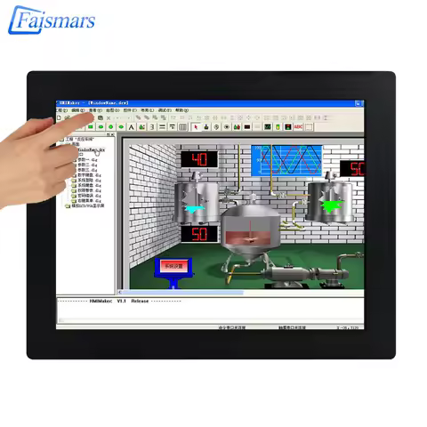 19 Inch 1280x1024 Industrial Monitor Display Resistive Touch Screen Lcd Touch Screen with Resistive 