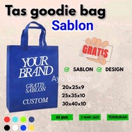(Custom Screen Printing) Spunbond Bag with Side Folding Handle 20x25 & 25x35 & 30x40 Shopping Bag