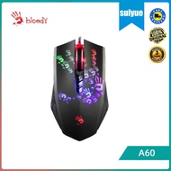 A4Tech Bloody A60 gaming mouse sports backlight, Micro Motion Lolcf