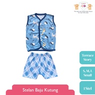 LIBBY Stelan Baju Kutung Anak Kecil Motif Terrace Story (1stel)