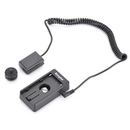 KingMa NP-FW50 Dummy Battery with NP-F Battery Adapter Plate For Sony ZV-E10 A7M2 A7II A7S  A7R A7RI