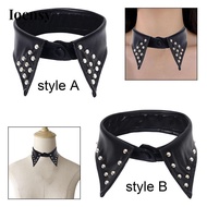 [Ioensy] False Collar Gothic Half Shirt Blouse Collar for Blouse Clothes Party Favors