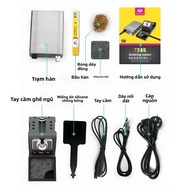 Trạm Hàn Thông Minh OSS T245 Thiết Bị Hàn Kỹ Thuật Số Với Màn Hình LCD Điều Khiển Nhiệt Độ PID Thông