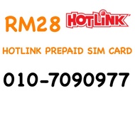 Hotlink Prepaid Sim Card 010-7090977