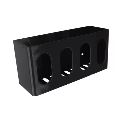 RV Door Storage Box ABS Shelf Black Suitable For Thetford Toilet Seat Organizer Campers Vans Sewage 
