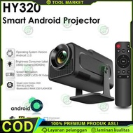 HY320 Smart Projector/LCD TV 220 Lumens Wifi Bluetooth Ultra HD Minimalist and Multifunction 4K 720P