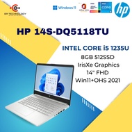 [✅Ready Stock] Hp 14S-Dq5118Tu Core I5-1235U 8Gb 512Ssd Iris Xe 14"