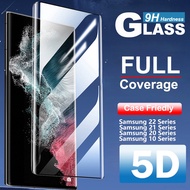 Samsung S22 Ultra S21 S20 Plus S10+ Glass Film Ultra Full Coverage Tempered Glass Screen Protector
