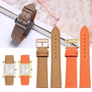 Genuine Leather Watch Strap Of The Watchband For Hermes 14/16/18/20mm Fashionable Comfortable Soft c