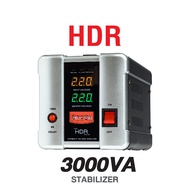 เครื่องควบคุมแรงดันไฟฟ้า (Stabilizer) ZIRCON รุ่น HDR 3000VA ป้องกันไฟตกไฟเกินไฟกระชาก (ไม่สำรองไฟเมื่อไฟดับ) ประกัน 2 ปี