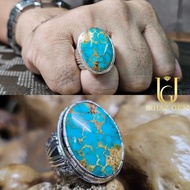 🇮🇷Iranian Turquoise Ring | Firus Iran | 925 Silver