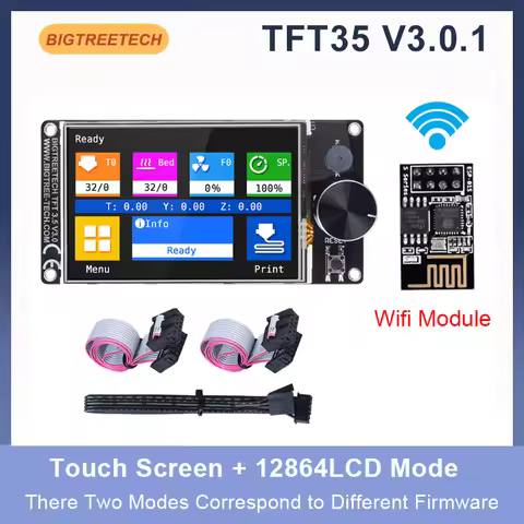 BIGTREETECH TFT35 V3.0 Touch Screen/12864LCD Wifi Module 3D Printer Parts For SKR V1.4 SKR 2 VS MKS 