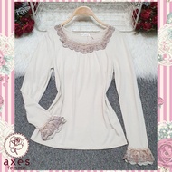 Axes femme blouse with velvet details