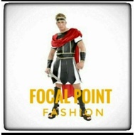 Adult men's gladiator costume ancient Roman soldier Halloween party costume