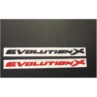 Mitsubishi Evo X Evolution X Emblem Logo Inspira Lancer