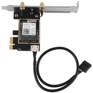 AC7260 7260NGW WiFi Card Bluetooth Adapter PCIE Adapter with 2X8DB Antenna