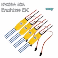 WOAY Electronic Speed Controller, BEC Function T Plug Brushless ESC,  Banana Head HW30A 40A Easy Use