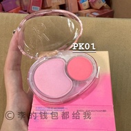 Phấn Má Hồng Hai Màu Lâu Trôi Fwee Mellow Dual Fresh Pink Peach Pink Dạng Son Lì Màu Sắc Dễ Dàng Trê