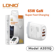 LDNIO Super Fast Charging Charger (65W) A3511Q