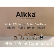 SATA DEVILBIS IWATA AIKKA 27I Series Gravity Feed Spray Gun PPS/ Disposable Paint Mixing Cup Adapter