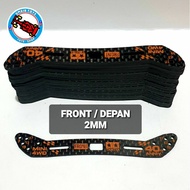 Rep Tamiya 95641 FRONT Tamiya/ Carbon Stayhg for Wide Front Sliding Damper 2mm (front Front/)