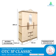 Lemari Pakaian / Lemari Plastik Olymplast OTC 3P CLASSIC / Lemari Baju