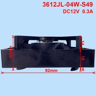 Suitable for Samsung refrigerator freezing fan DC fan 3612JL-04W-S49 12V 0.3A