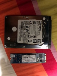 #hotsales Intel optane memory 16gb 硬碟加速器 + Toshiba 500GB 7200tpm 2.5” HDD