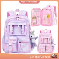 Girl Pink School Bag Bag For School Bag For Kids For Kids Girl Backpack For Kids Girl Grade 1-6