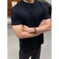 GTAL American Solid Color T-Shirt Navia Technology Fabric Fitness Sports Breathable Quick-Drying Str
